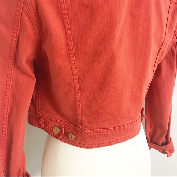 ANTHROPOLOGIE Pilcro Cropped Jean Denim Jacket - Picture 6 of 8